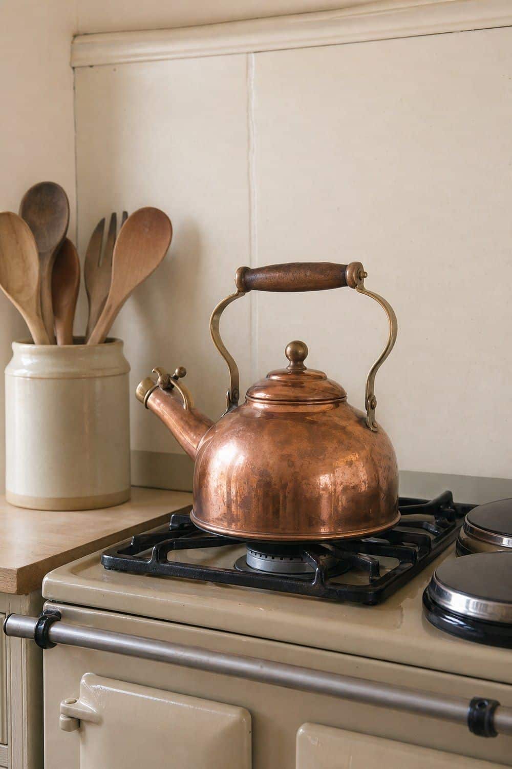 5. Copper Tea Kettle for Stove-Top Warmth