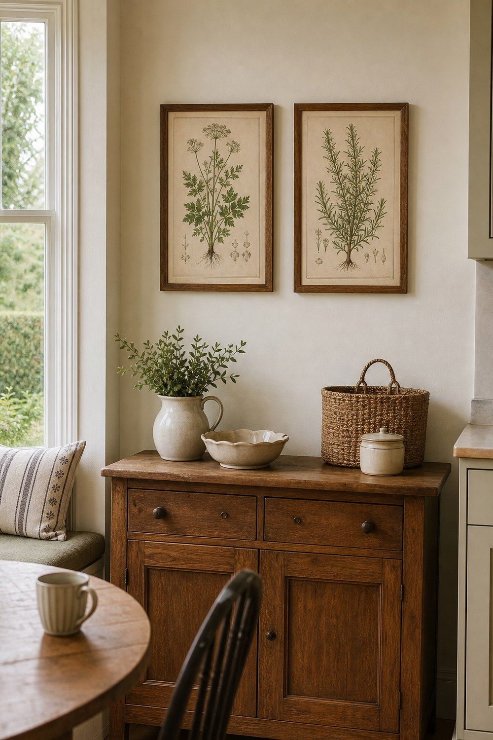 14. Botanical Kitchen Wall Art for Collected Walls