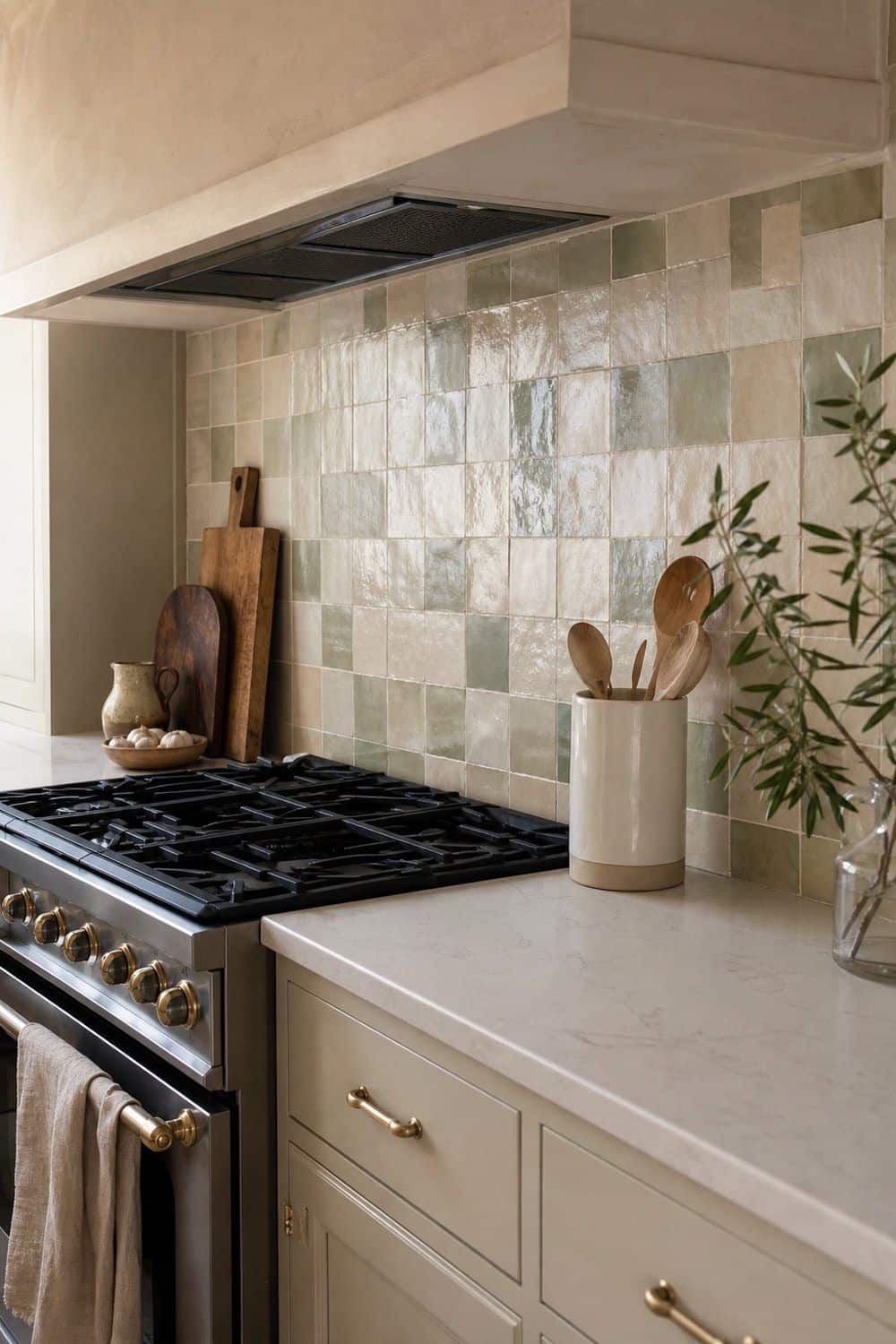 25 European Kitchen Ideas for a Collected Everyday Space european kitchen ideas 04 zellige tile for handmade texture