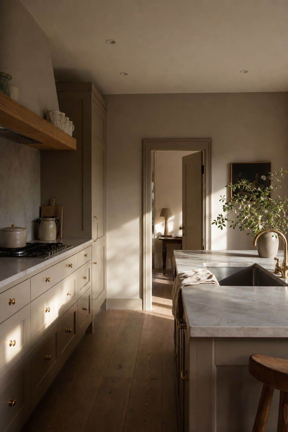 25 European Kitchen Ideas for a Collected Everyday Space european kitchen ideas 22 warm tonal paint instead of stark white