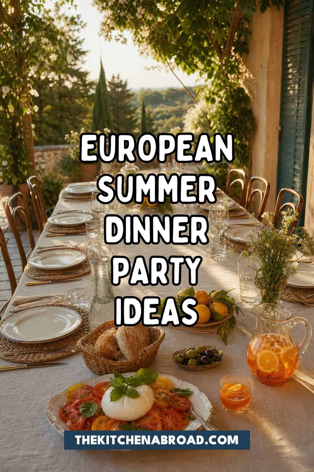 25 European Summer Dinner Party Ideas for a Long, Sunlit Table European summer dinner party ideas on a long sunlit table