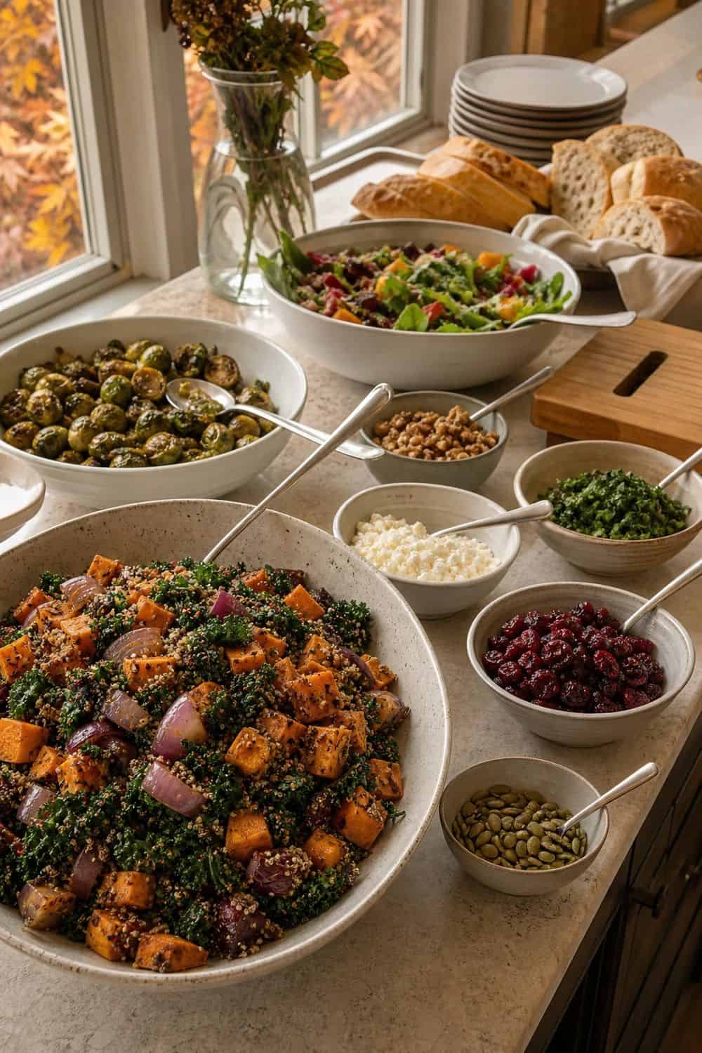 Fall dinner party idea showing make dietary choices easy to spot in a clean, cozy hosting setup.