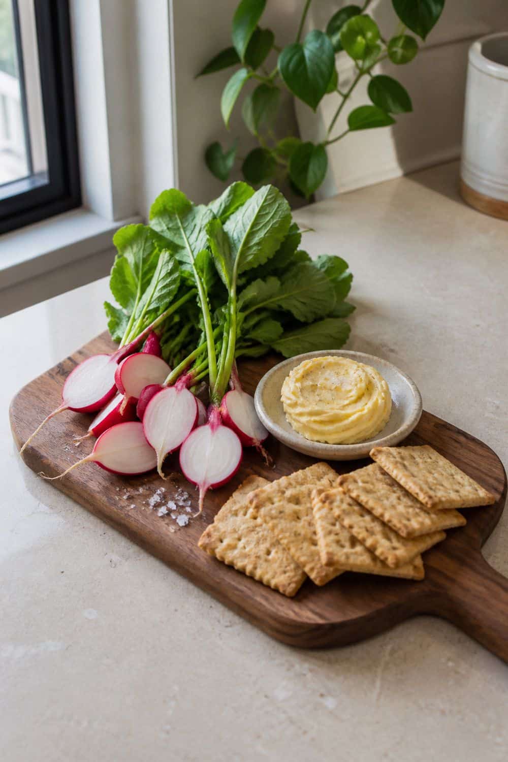 20 Fermented Food Board Ideas for Cozy Food Moments fermented food board 03 miso butter radish board