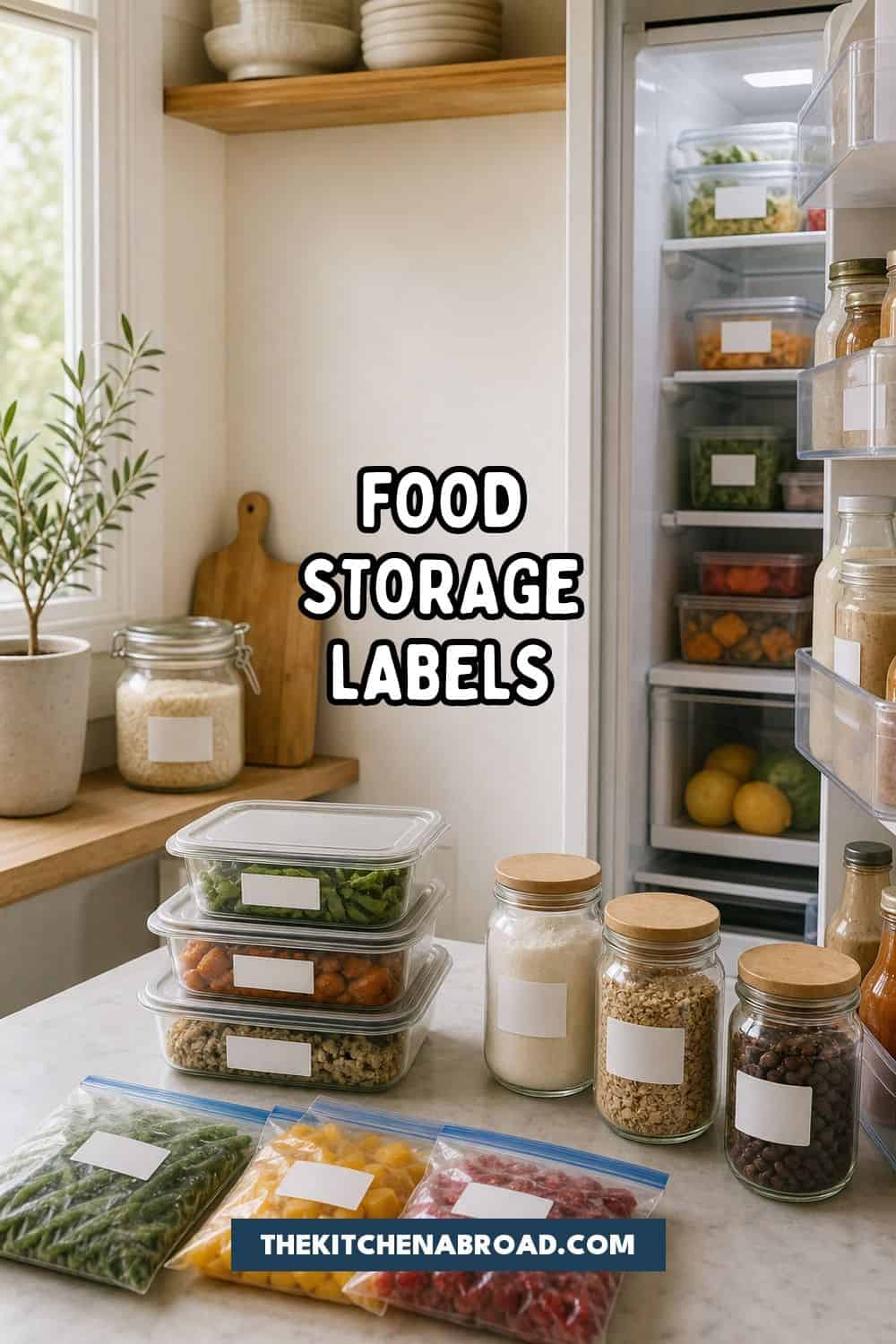 15 Food Storage Labels Ideas That Keep Food Fresh food storage labels pinterest pin