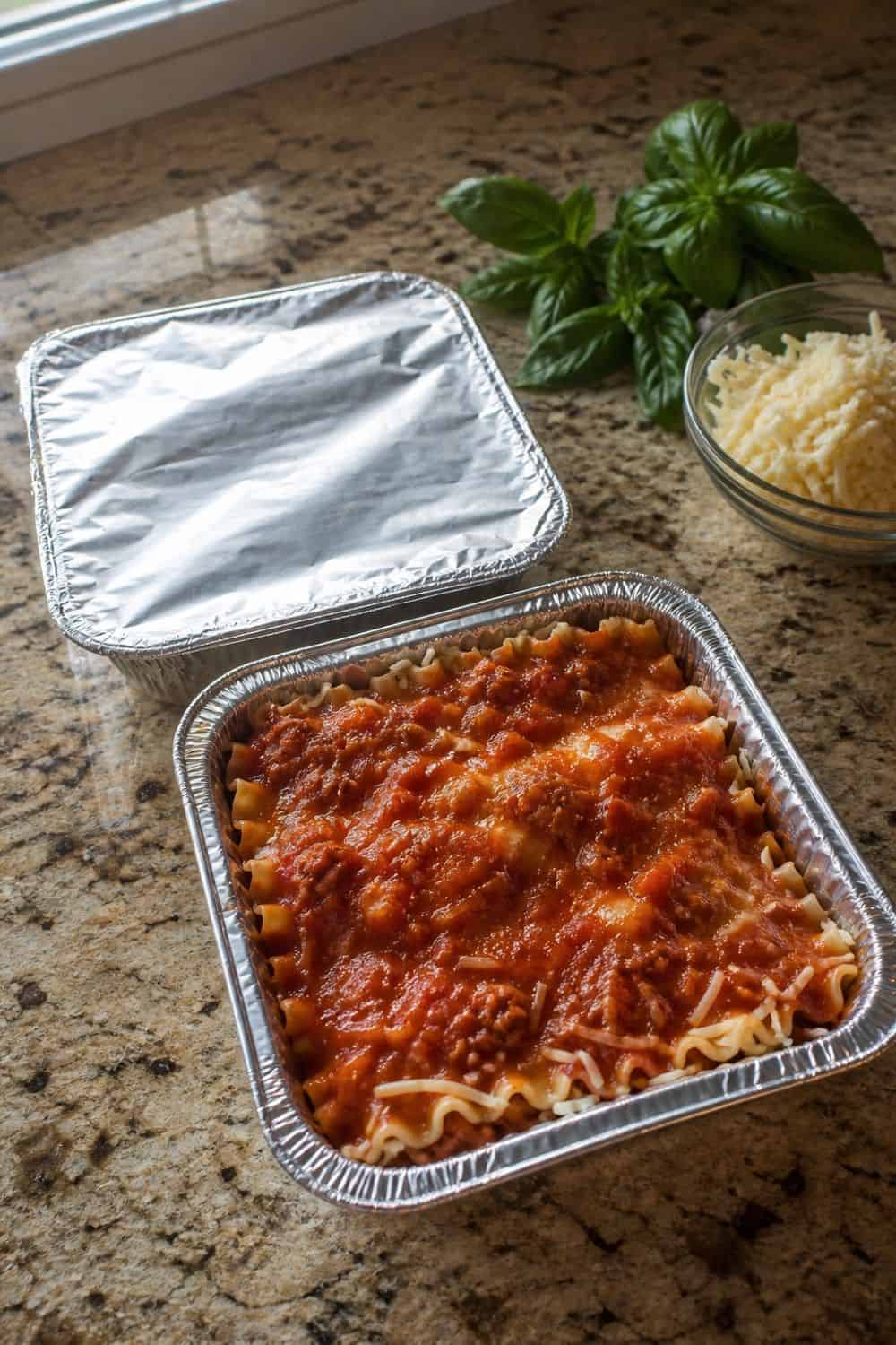 20 Freezer Meal Prep Ideas That Make Life Easier 6. Smaller Freezer Lasagna Pans