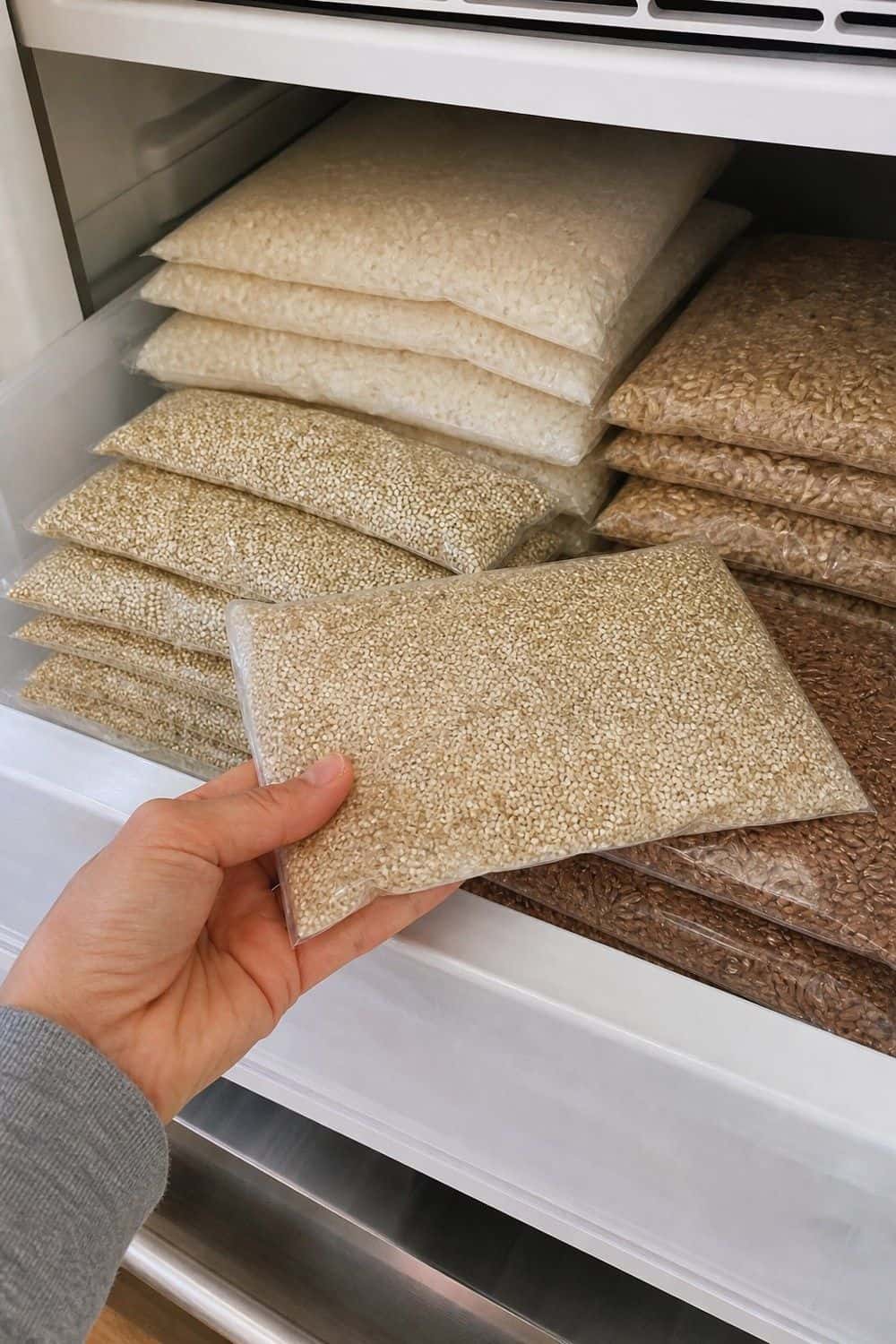 20 Freezer Meal Prep Ideas That Make Life Easier 13. Flat Rice and Grain Portions