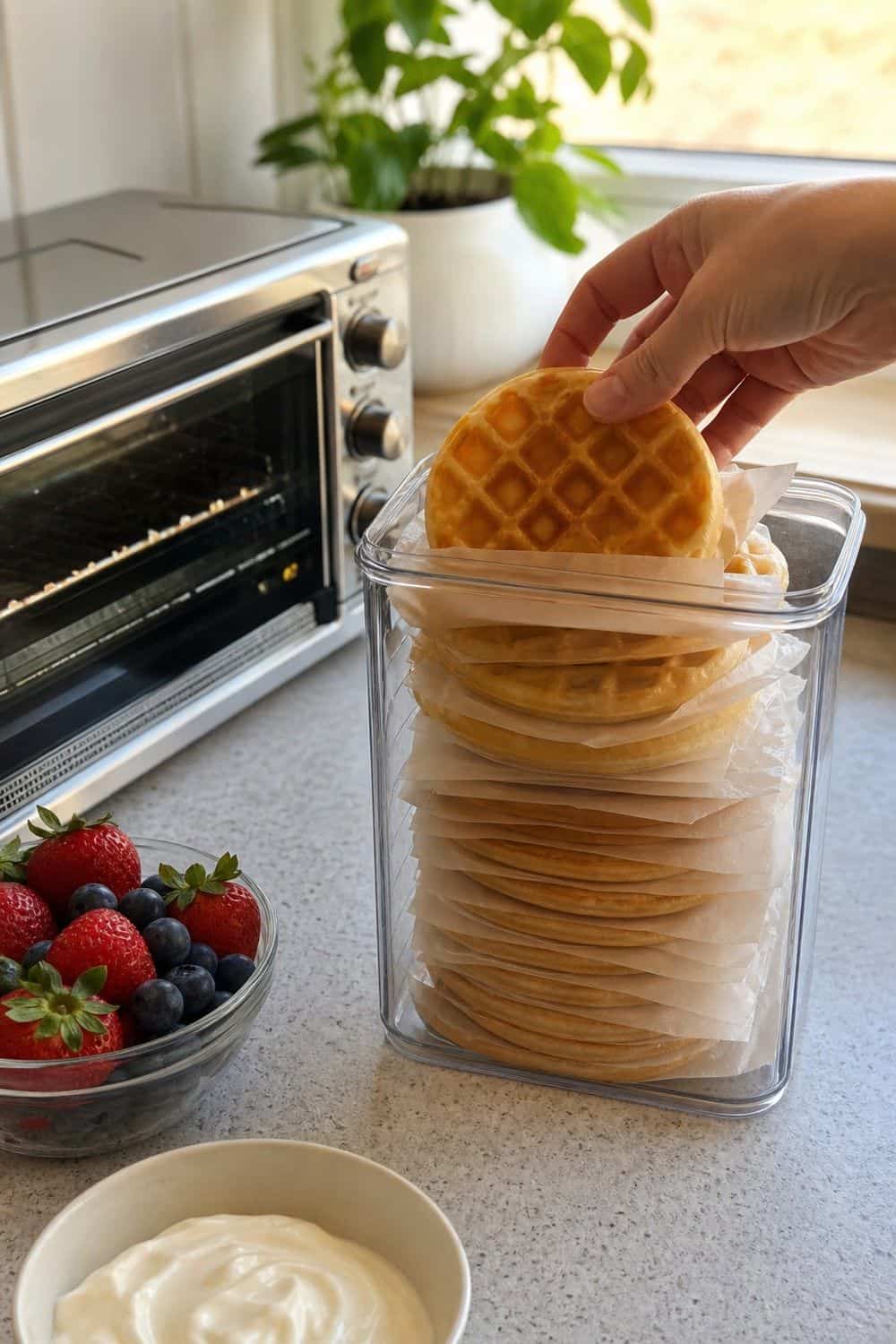 20 Freezer Meal Prep Ideas That Make Life Easier 16. Separated Pancakes and Waffles