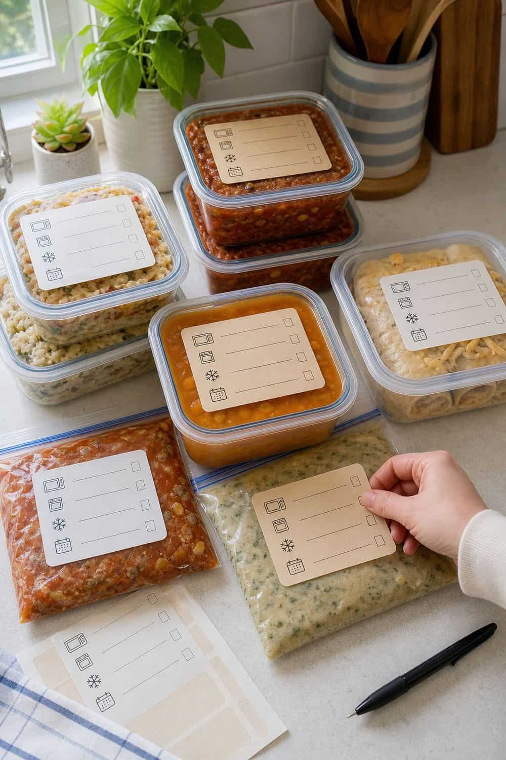 20 Freezer Meal Prep Ideas That Make Life Easier 19. Reheat Instructions on Every Label