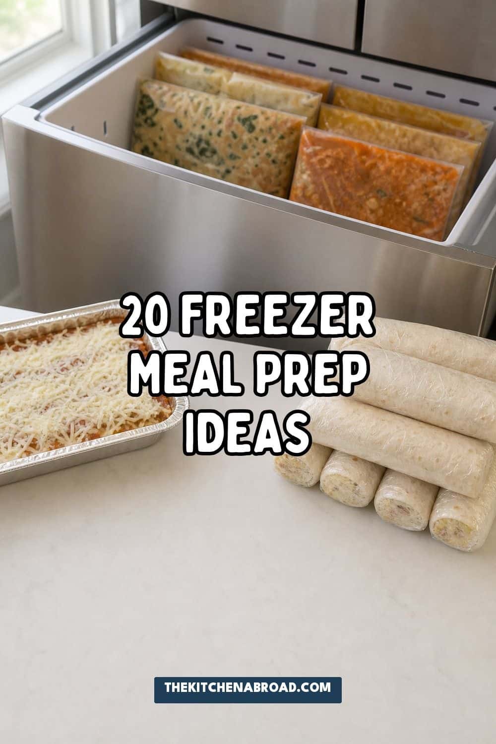 20 Freezer Meal Prep Ideas That Make Life Easier Freezer meal prep ideas Pinterest pin