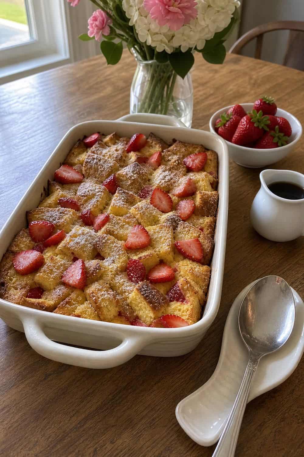Serve A Strawberry French Toast Casserole