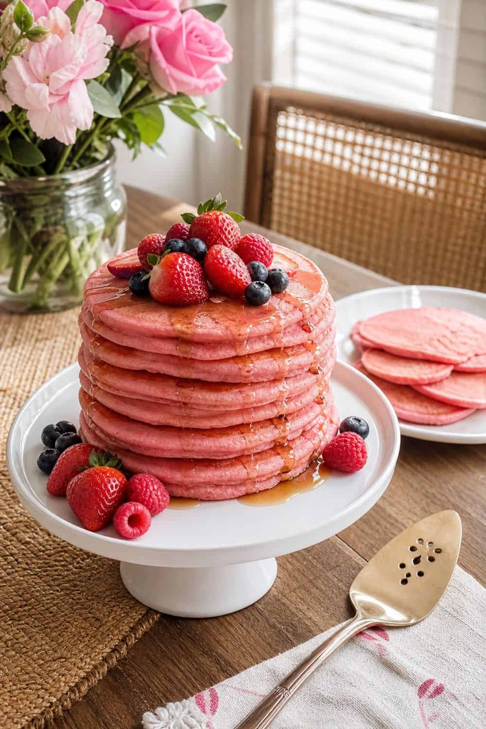 Use A Pink Pancake Stack Moment