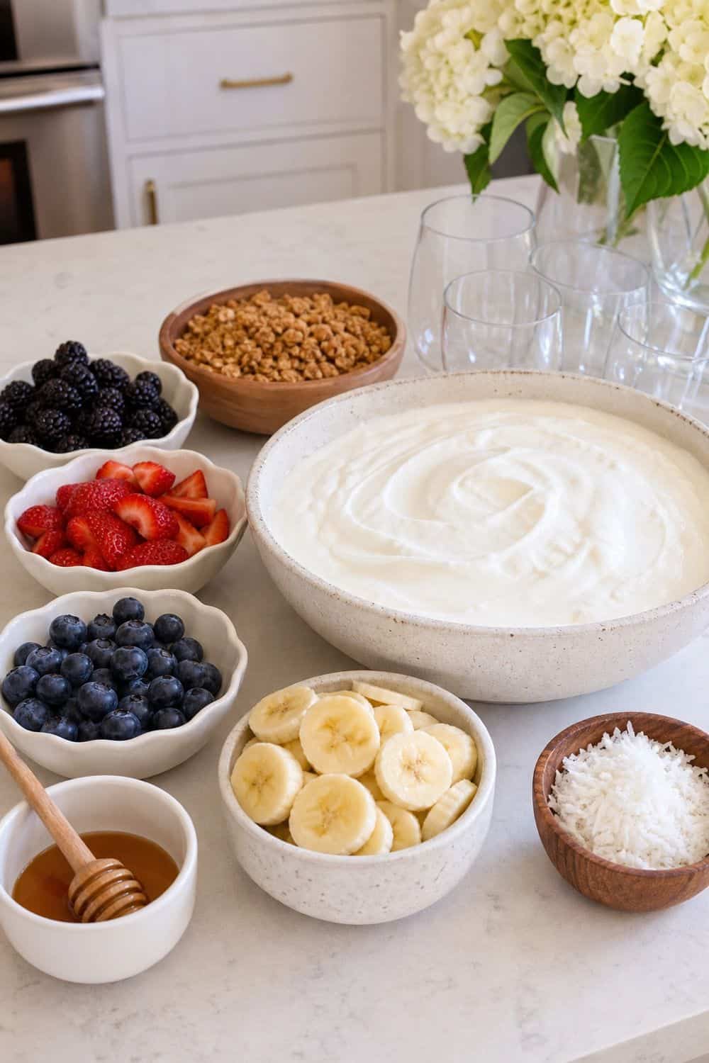 Set Out A Yogurt Parfait Bar