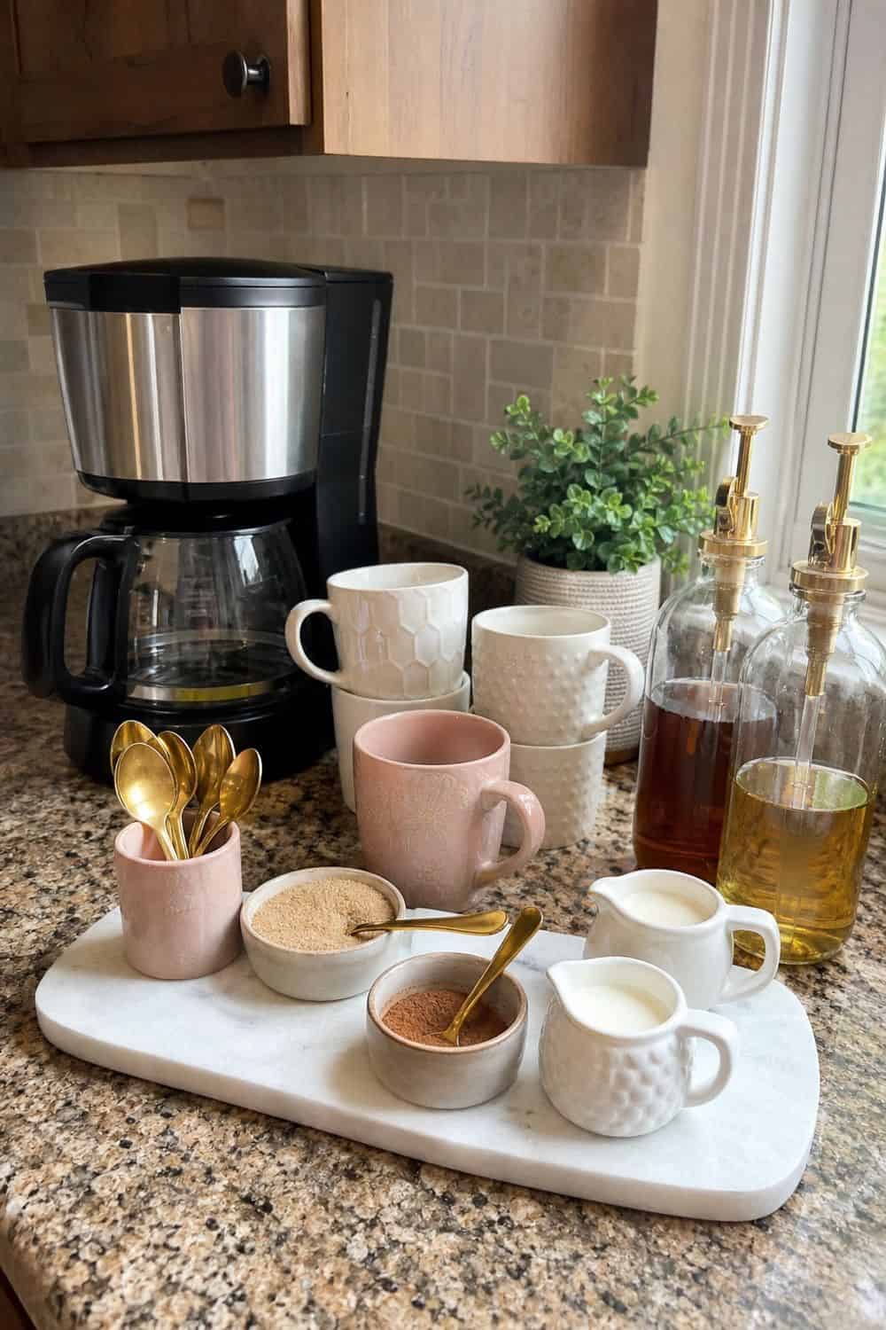 Add A Coffee And Creamer Bar