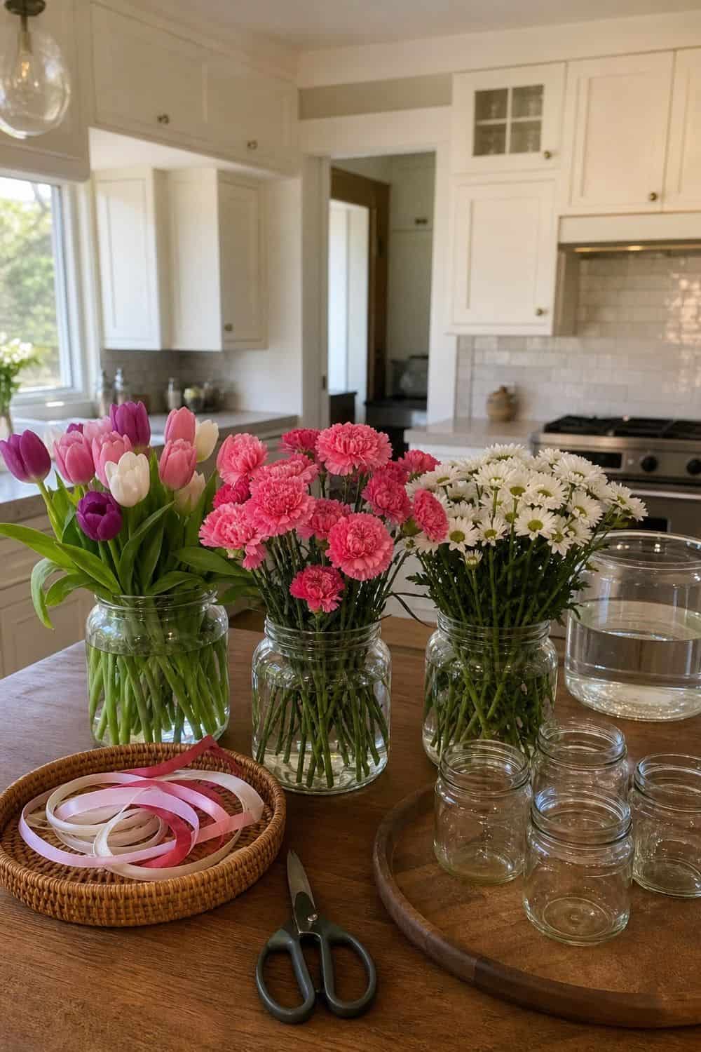 Make A Mini Flower Bouquet Bar