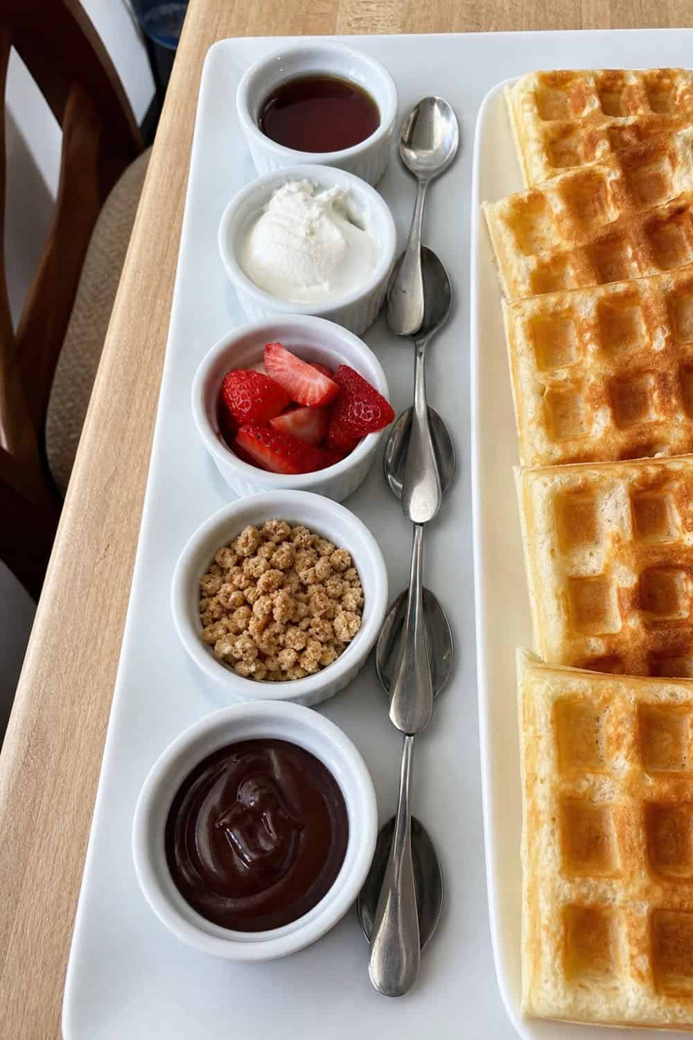Add A Pancake Or Waffle Topping Flight