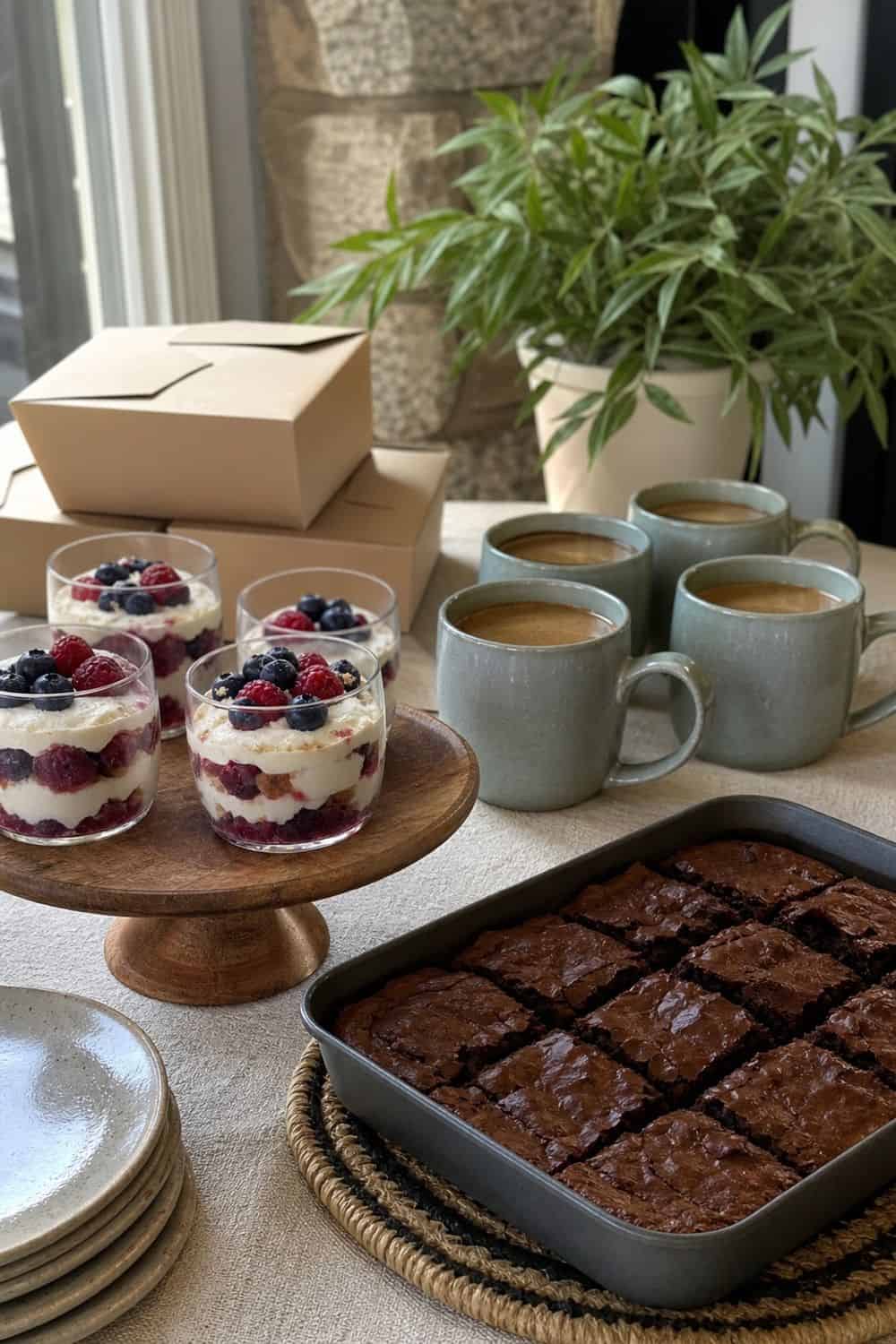 End With A Shared Dessert And Coffee Moment