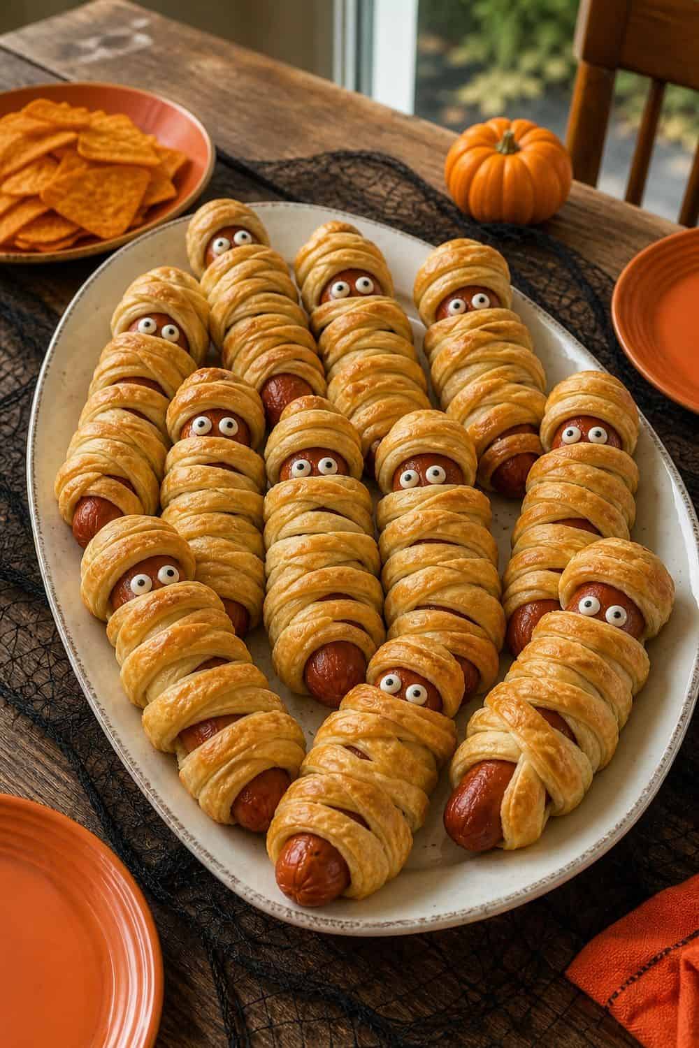 25 Halloween Party Food Ideas for Easy Hosting add one festive focal point for a Halloween party food hosting spread