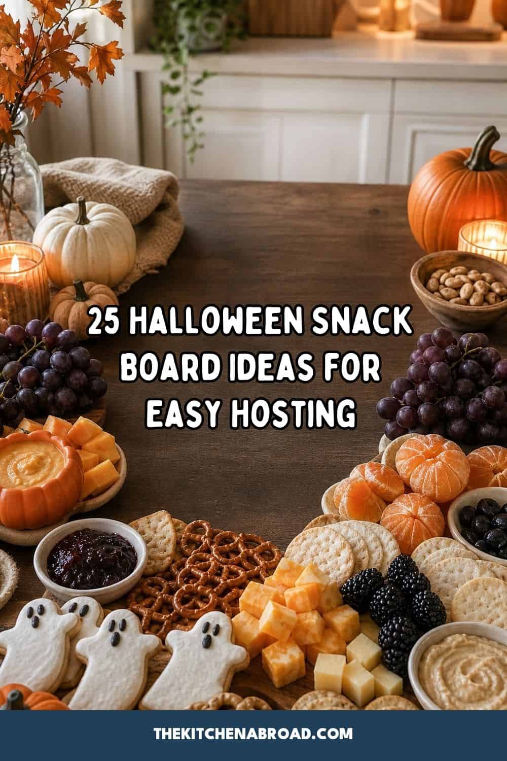 halloween snack board pinterest pin