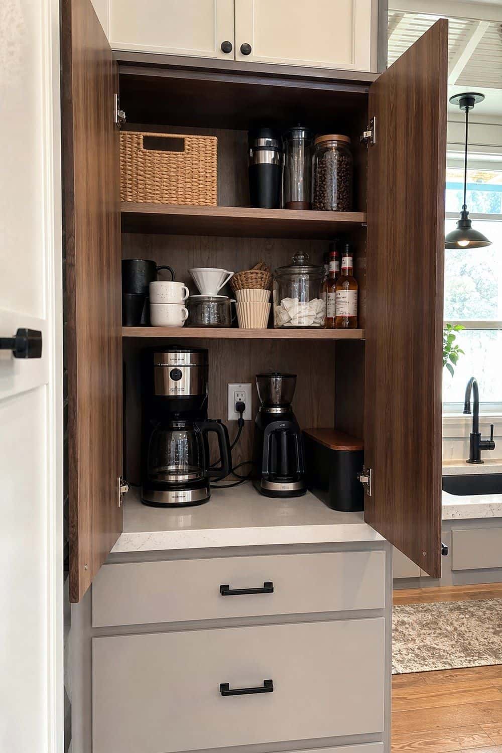 hidden kitchen storage section 09