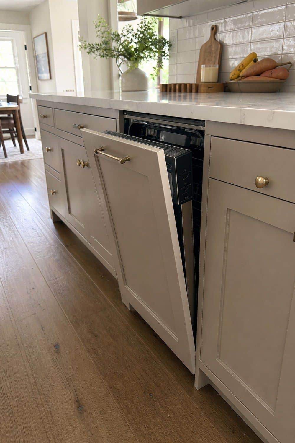 hidden kitchen storage section 18