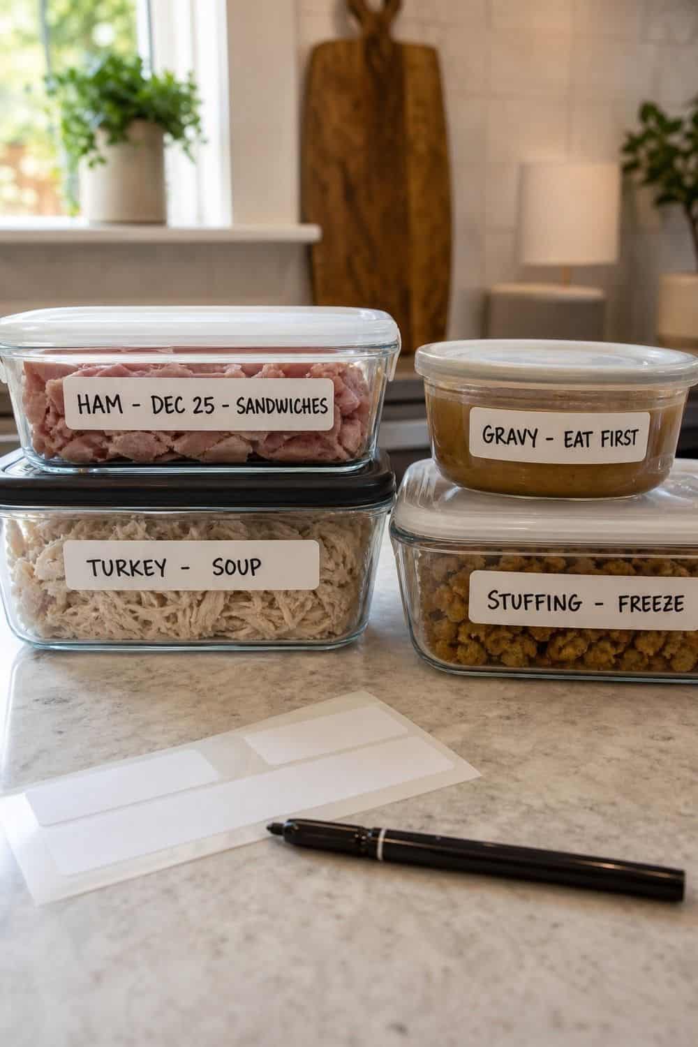 15 Holiday Leftover Storage Ideas That Keep Food Fresh holiday leftover storage section 12