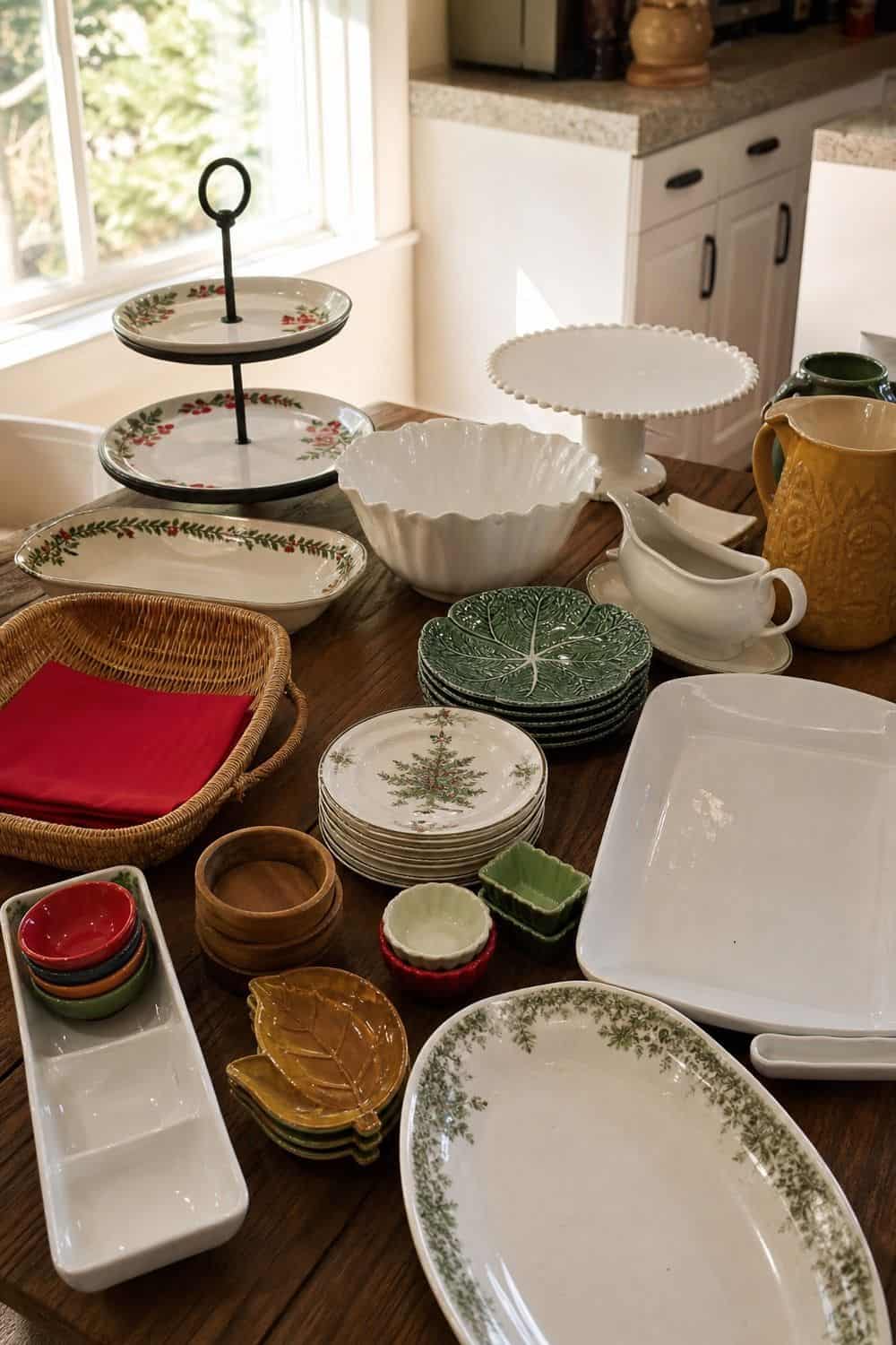 25 Holiday Serving Dish Organization Ideas Inventory Every Holiday Serving Piece Before You Store It for holiday serving dish organization in a real home kitchen