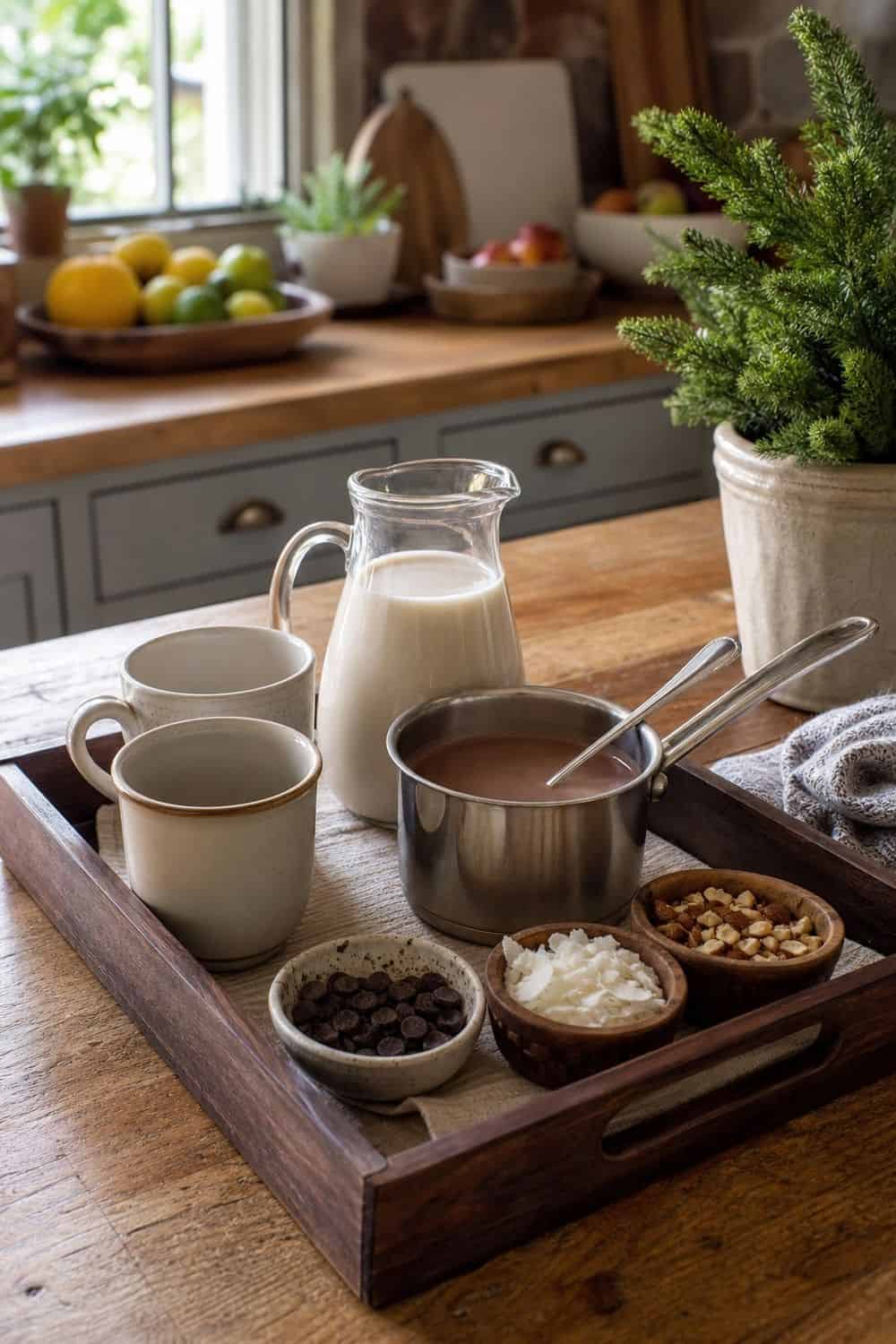 5. Add a Dairy-Free Cocoa Option hot chocolate bar idea