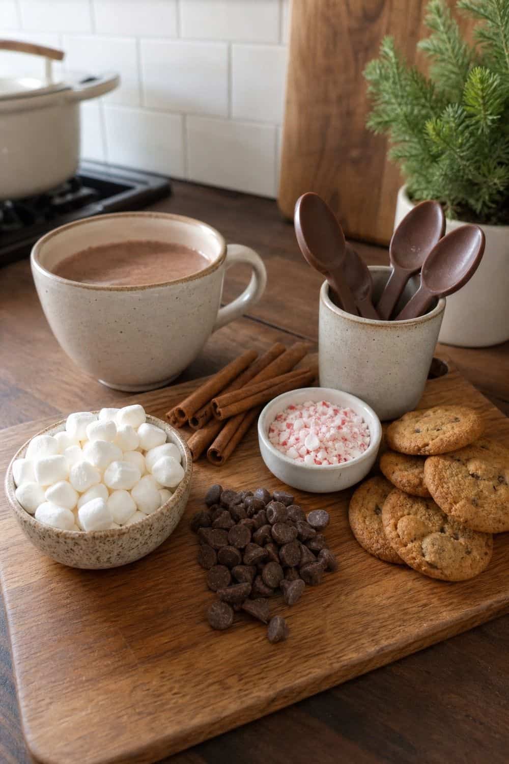 15. Make a Topping Board hot chocolate bar idea