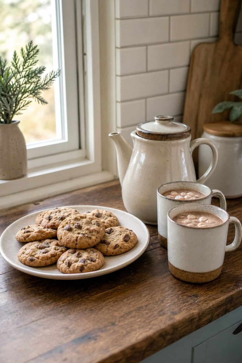 16. Serve Cookies Beside the Cocoa hot chocolate bar idea