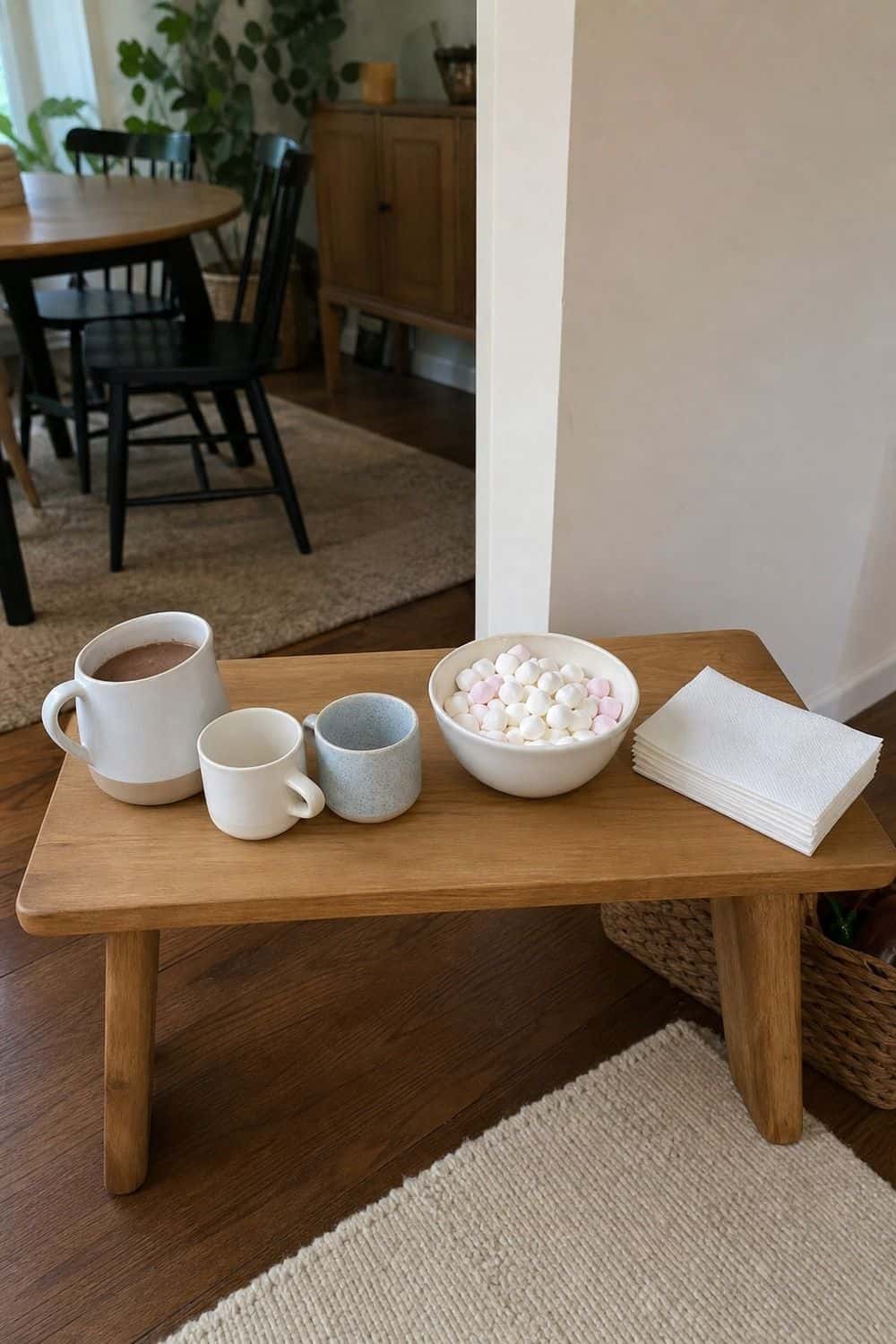 23. Make a Kids&rsquo; Cocoa Bar Lower and Simpler hot chocolate bar idea