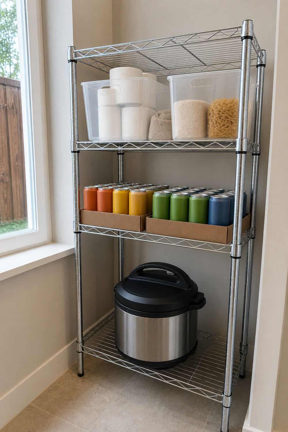 25 IKEA Kitchen Organization Ideas for Smarter Storage 17. Use OMAR Shelving for Utility Storage