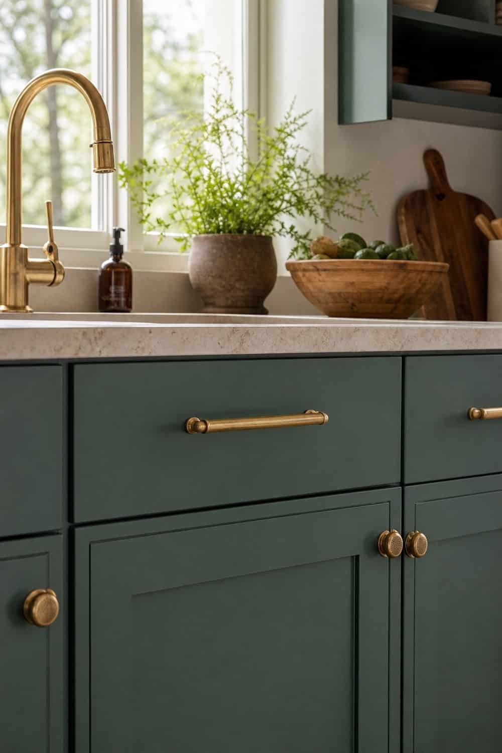 25 Jade Green Kitchen Ideas for Saturated Jewel-Tone Style jade green kitchen ideas section 11