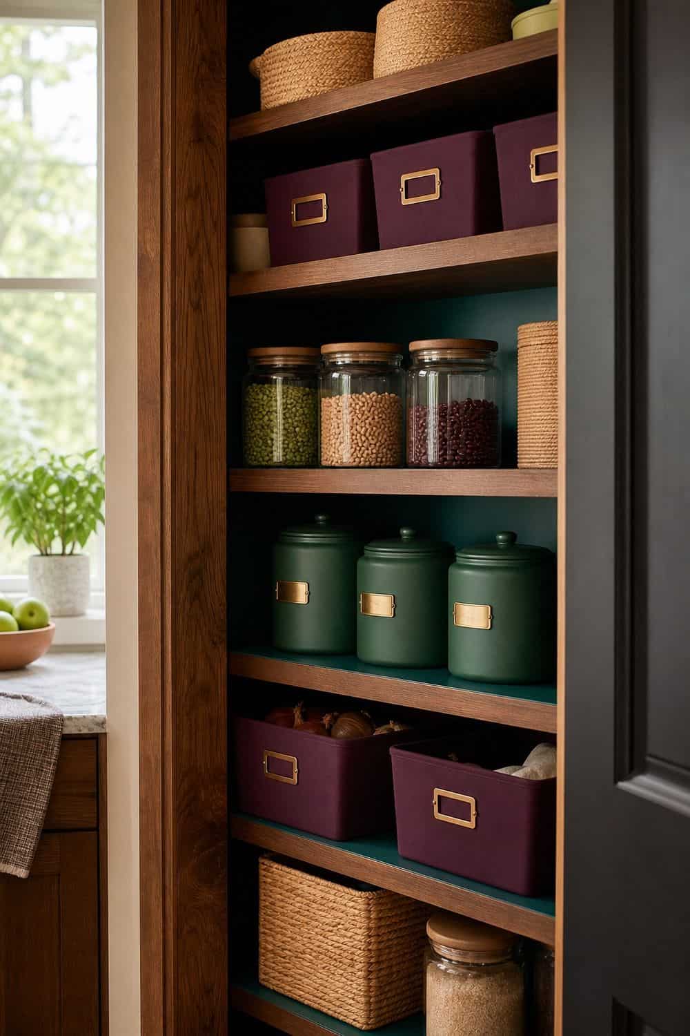 25 Jewel Tone Kitchen Ideas for a Beautiful Kitchen a jewel tone pantry moment in a realistic jewel tone kitchen