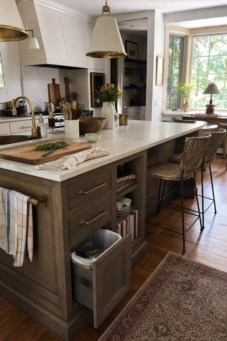 20 Kitchen Island Storage Ideas for More Useful Prep Space