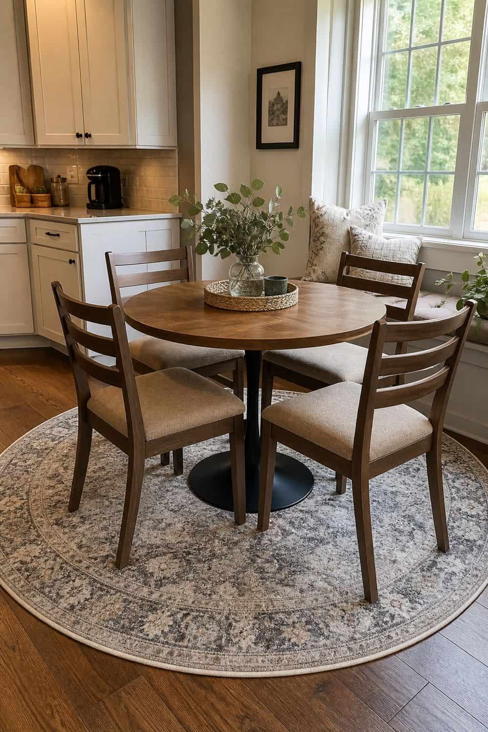 20 Best Kitchen Rugs for a Cozy Kitchen 12. Round Kitchen Rug for Breakfast Nooks