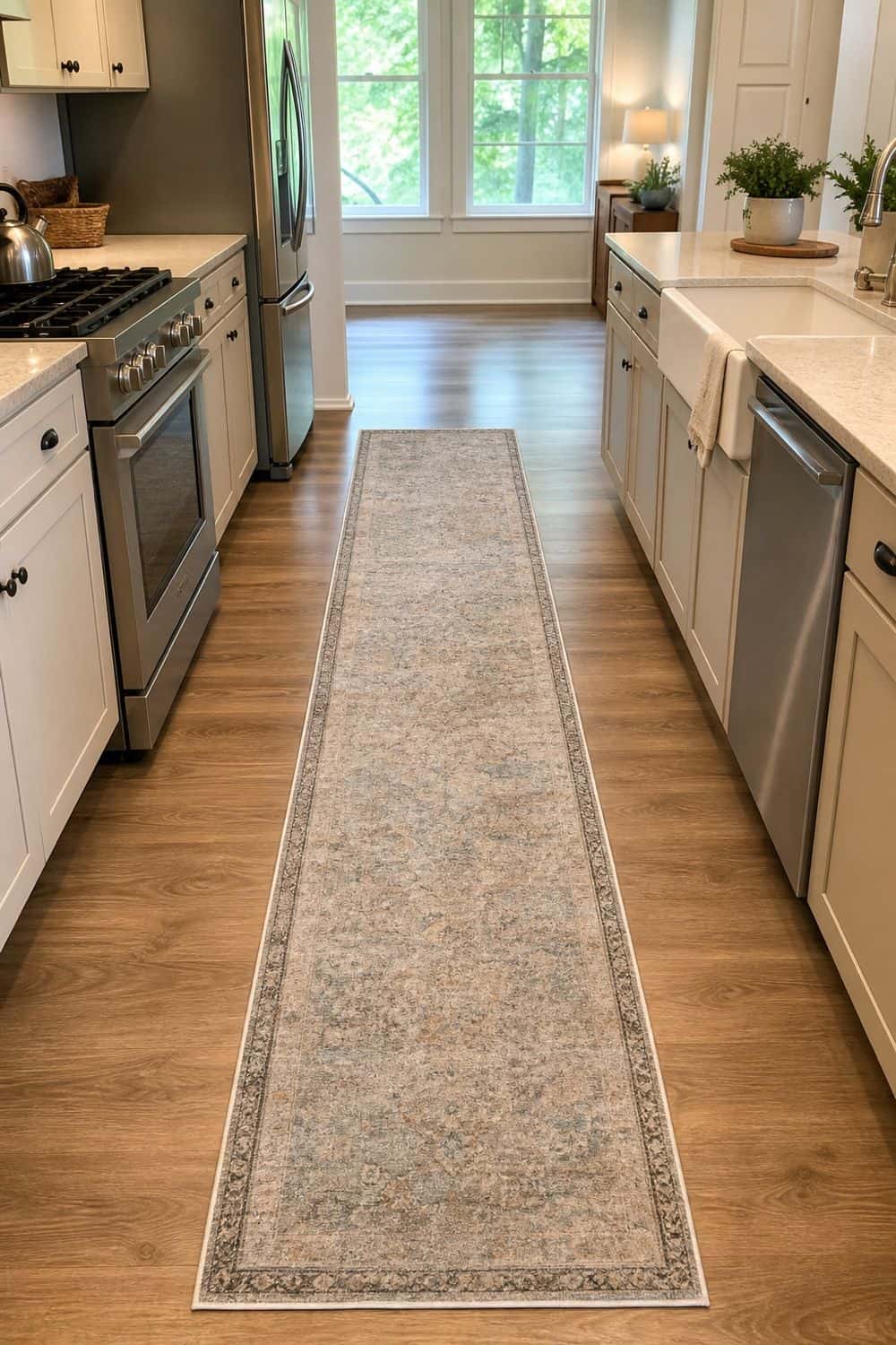 20 Best Kitchen Rugs for a Cozy Kitchen 14. Extra Long Kitchen Runner for Galley Layouts