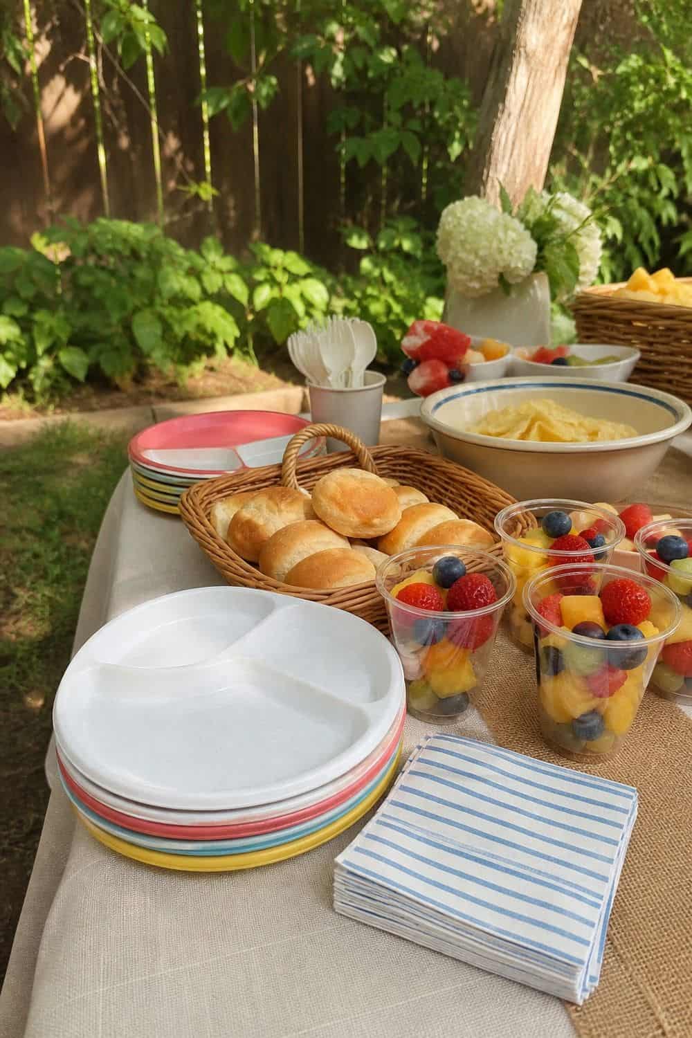 25 Labor Day Cookout Ideas for Easy Hosting 13. Kid-Friendly Plate Area for 25 labor day cookout ideas for easy hosting