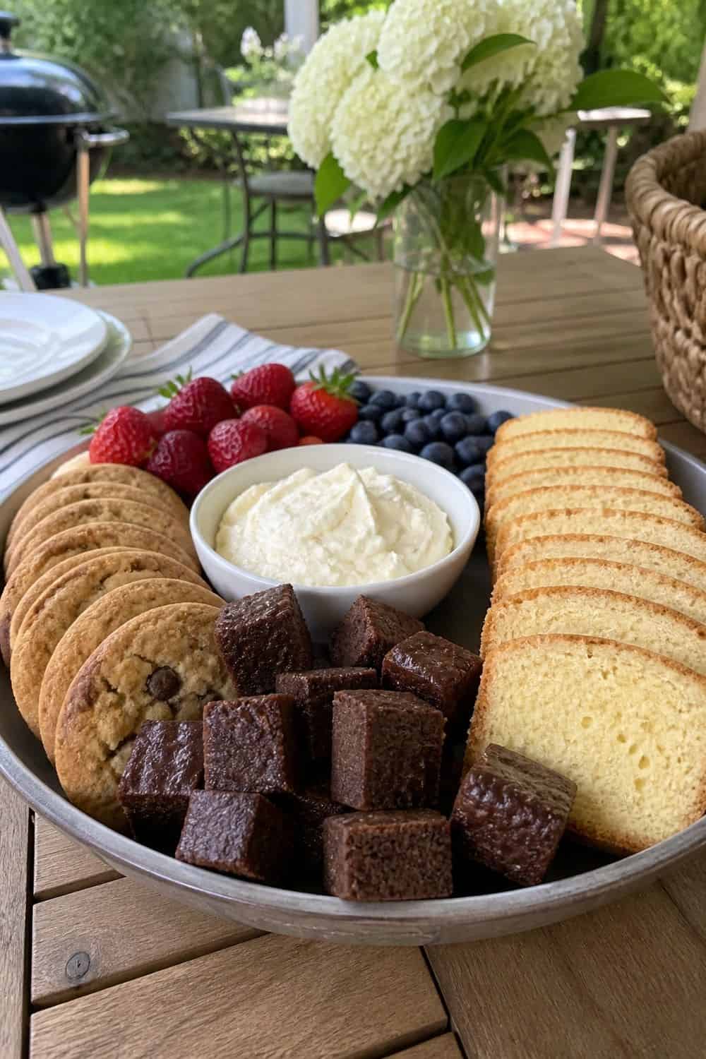 25 Labor Day Cookout Ideas for Easy Hosting 25. Low-Effort Dessert Tray for 25 labor day cookout ideas for easy hosting