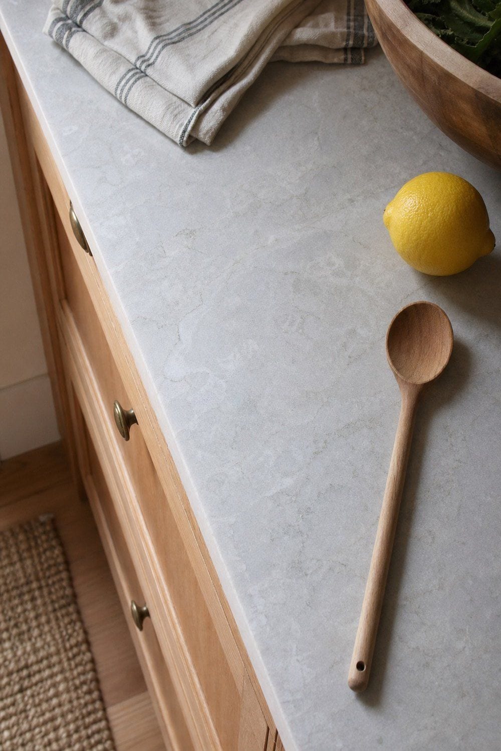 25 Modern Organic Kitchen Ideas with Natural Texture 5. Pick Honed Stone Countertops in a modern organic kitchen