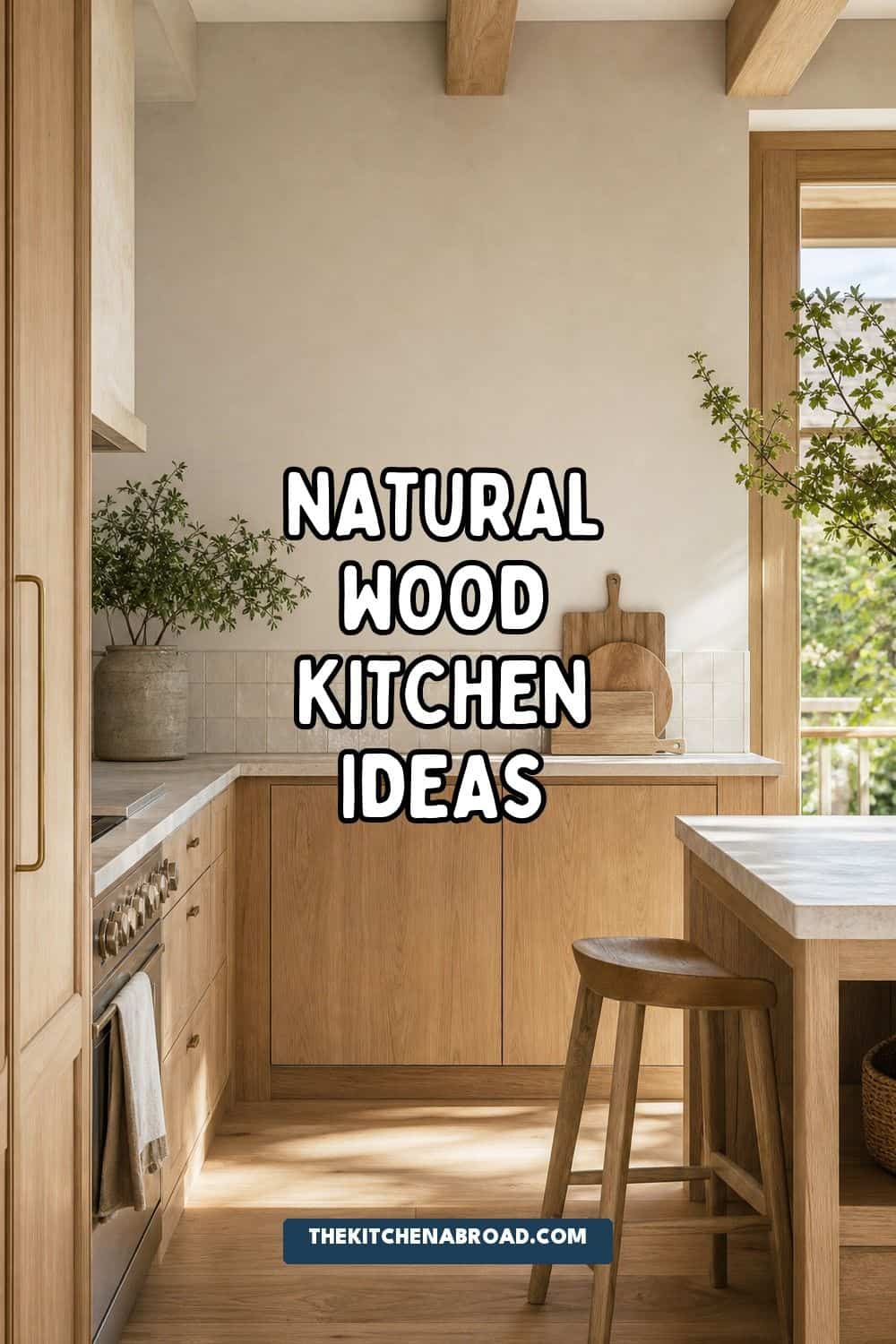 25 Natural Wood Kitchen Ideas for Warm Texture natural wood kitchen ideas pinterest pin