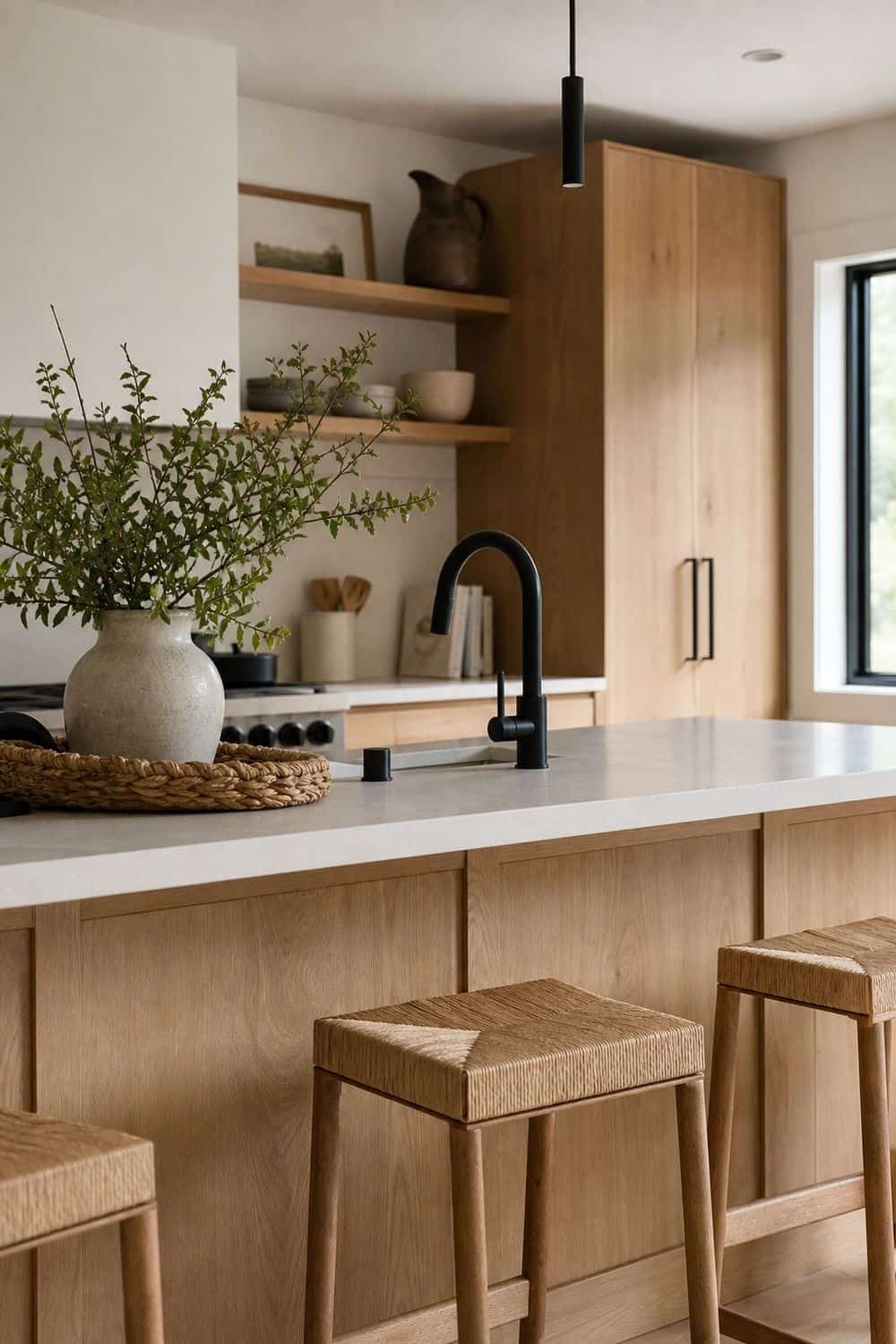 25 Natural Wood Kitchen Ideas for Warm Texture natural wood kitchen ideas section 14