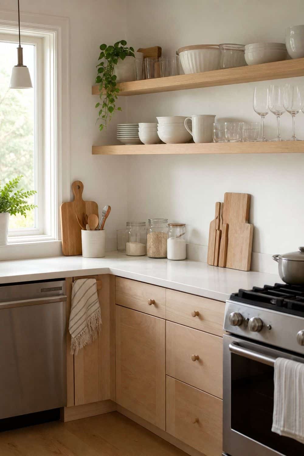25 Natural Wood Kitchen Ideas for Warm Texture natural wood kitchen ideas section 15