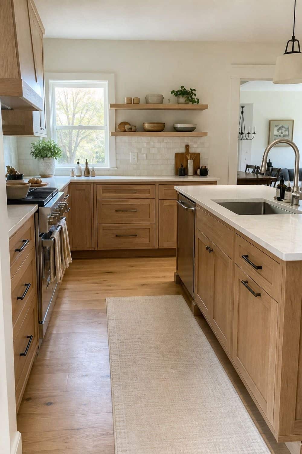 25 Natural Wood Kitchen Ideas for Warm Texture natural wood kitchen ideas section 22