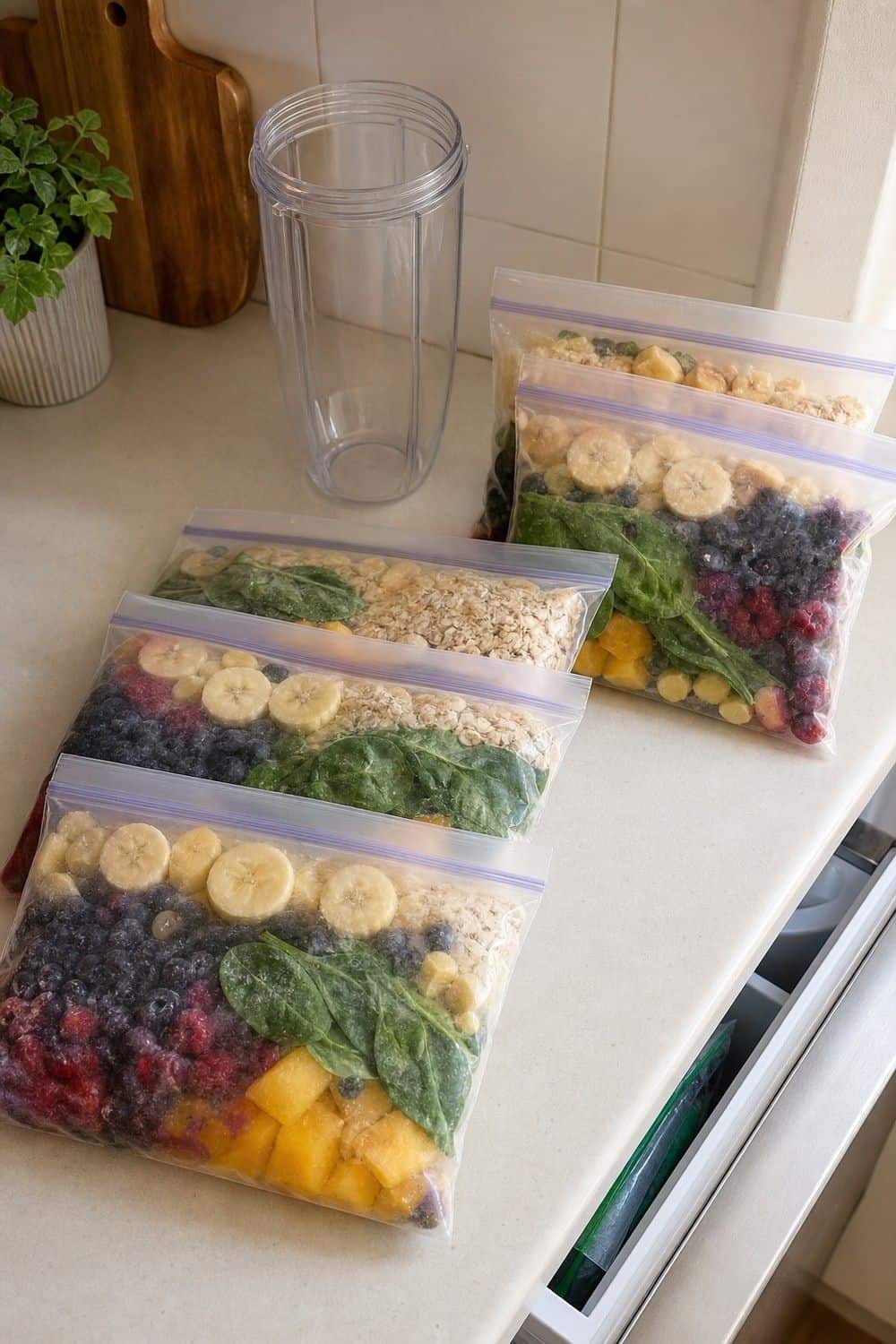11. Smoothie Freezer Pack Routine