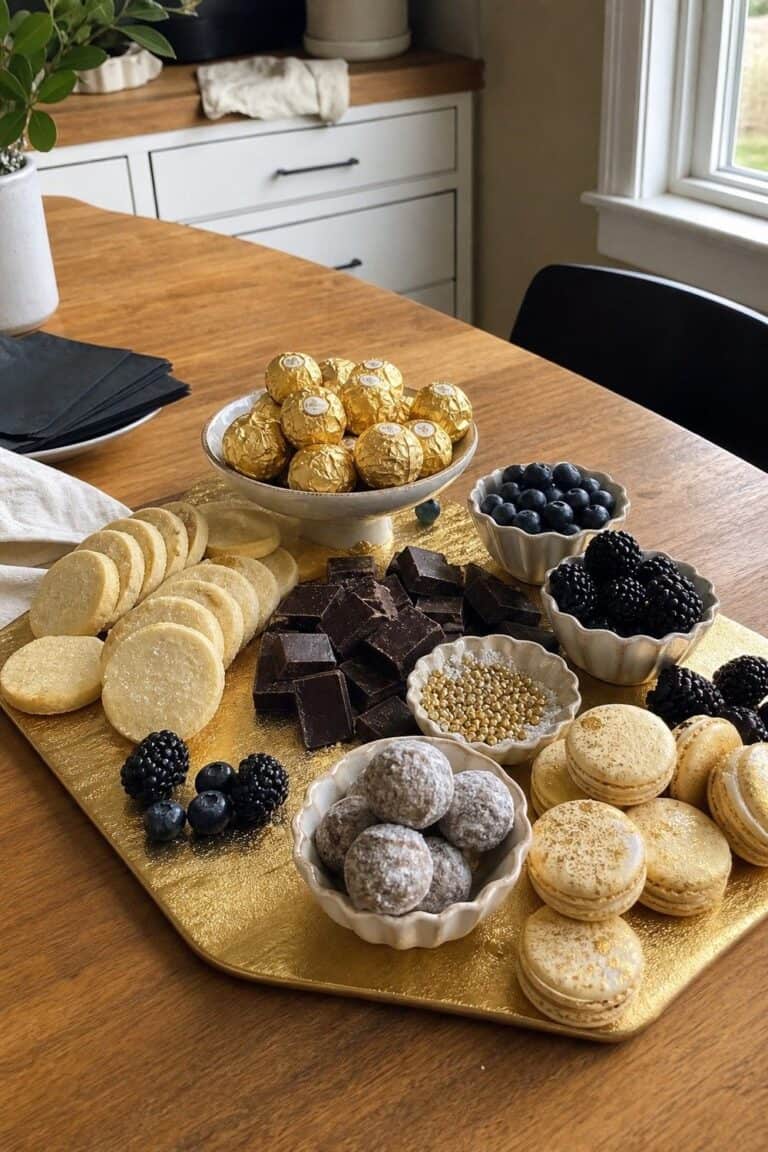 20 New Year’s Eve Dessert Board Ideas for Easy Hosting
