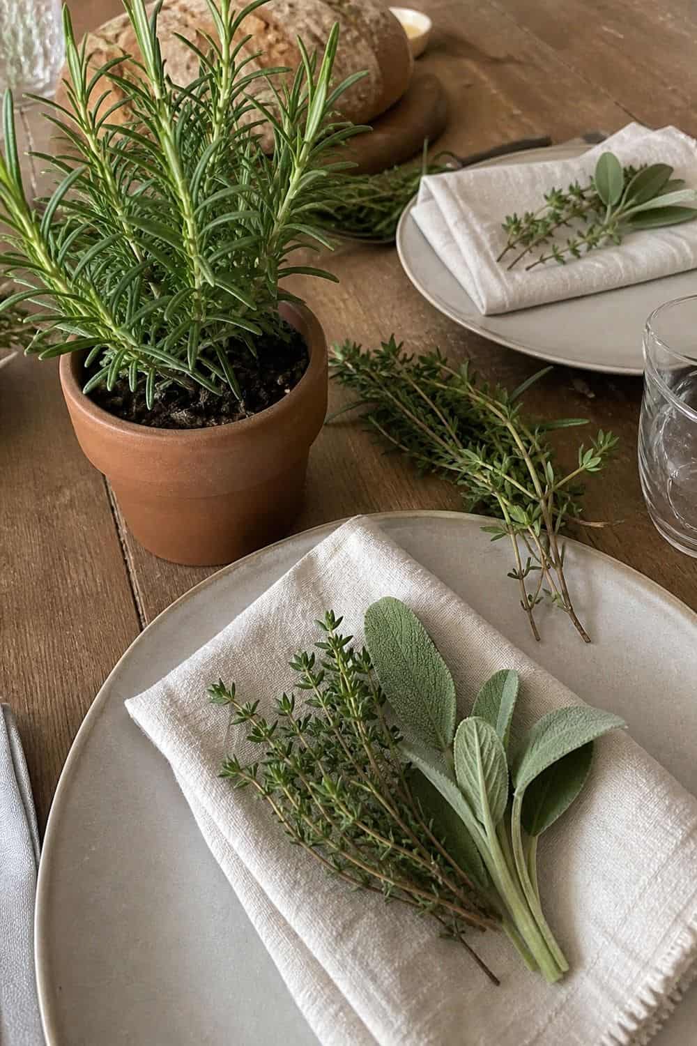 25 Old-World Dinner Party Ideas for Easy Hosting old world dinner party ideas 05 put fresh herbs directly on the table