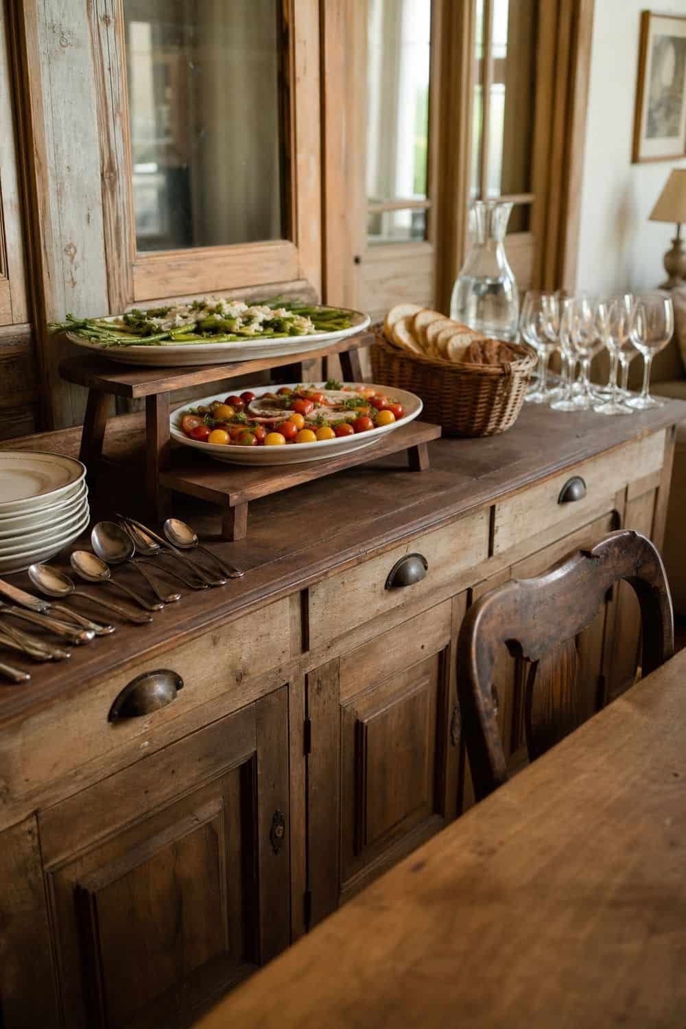 25 Old-World Dinner Party Ideas for Easy Hosting old world dinner party ideas 14 create a sideboard for extra platters