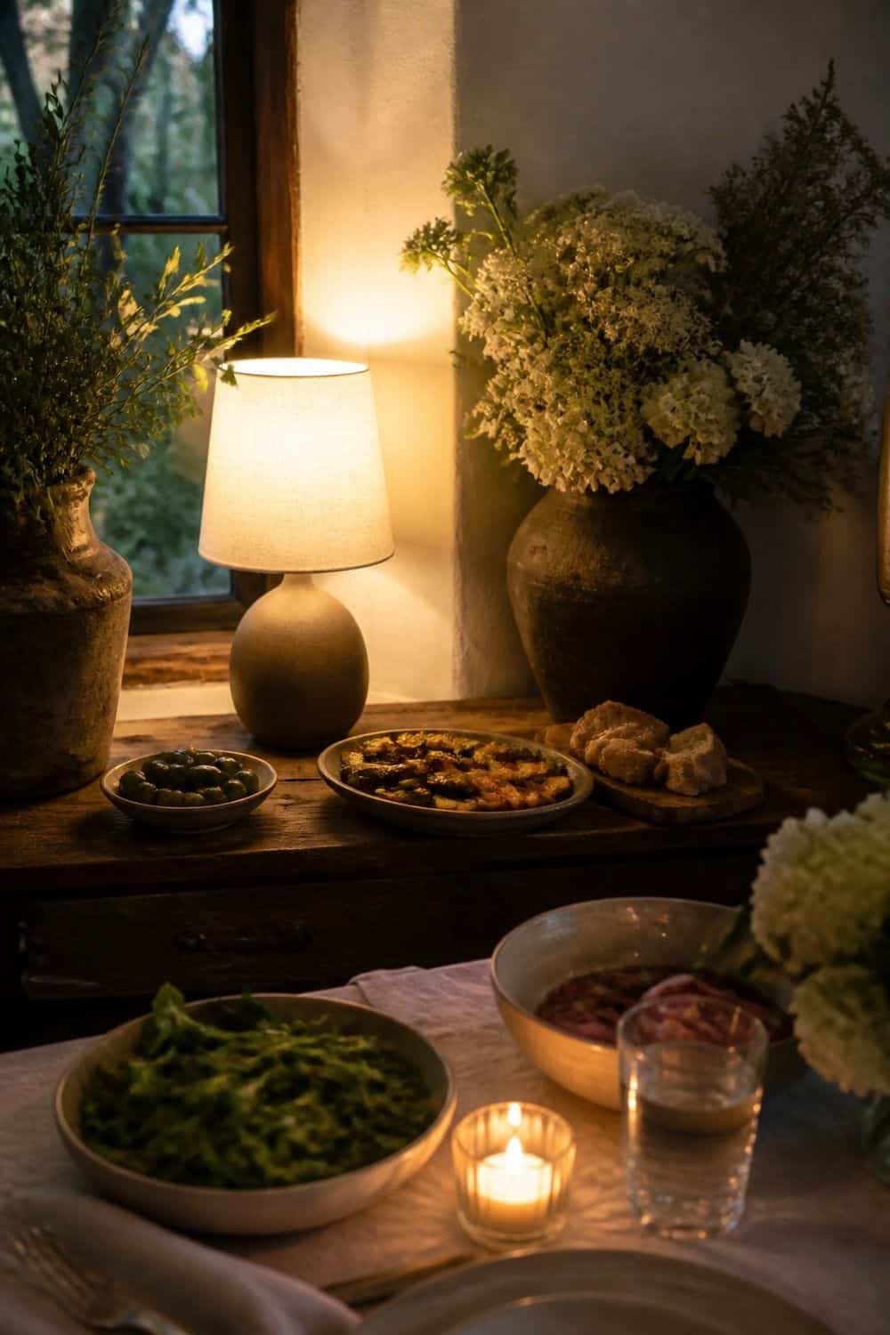 25 Old-World Dinner Party Ideas for Easy Hosting old world dinner party ideas 20 use a small lamp or warm side lighting