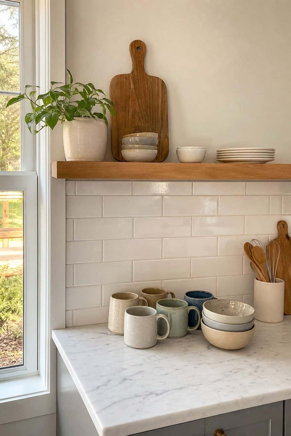 25 Open Shelving Kitchen Ideas for Display and Daily Use Simplify Before Adding Another Shelf open shelving kitchen idea