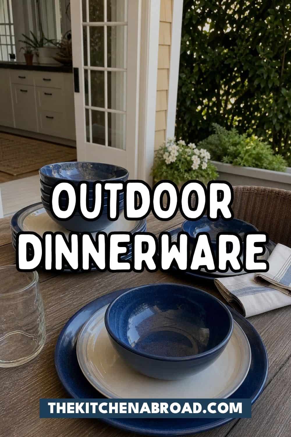 outdoor dinnerware pinterest pin